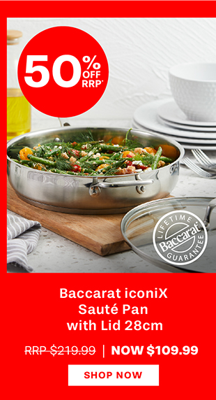 Baccarat iconiX Saute Pan with Lid 28cm