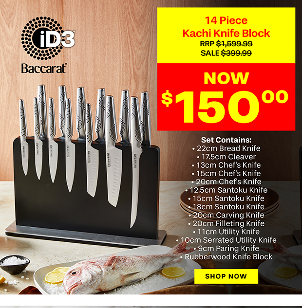 Baccarat iD3 Kachi 14 Piece Knife Block