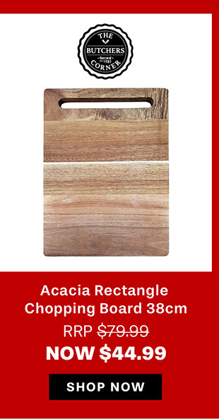 Baccarat Butchers Corner Acacia Rectangle Chopping Board 38cm