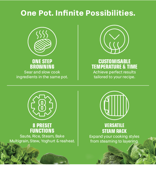 ONE POT. INFINITE POSSIBILITIES.