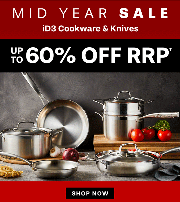 MID YEAR SALE iD3 Cookware & Knives