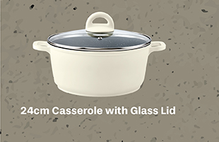 Baccarat STONE 10 Piece Cookware Set Cream