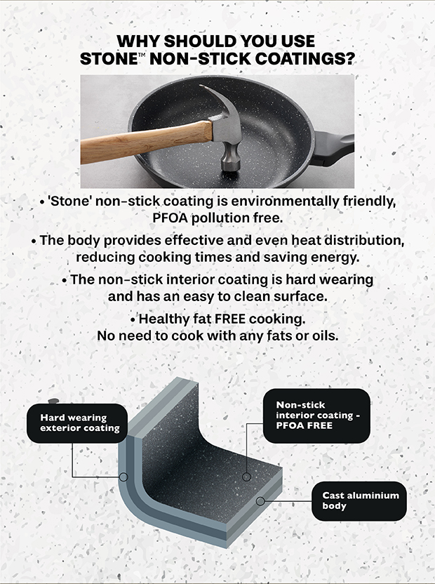 WHY SHOULD YOU USE STONE NON-STICK COATINGS