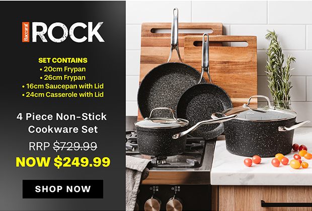 Baccarat Rock 4 Piece Non-Stick Cookware Set
