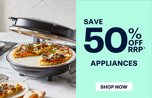 SAVE 50% OFF RRP* APPLIANCES