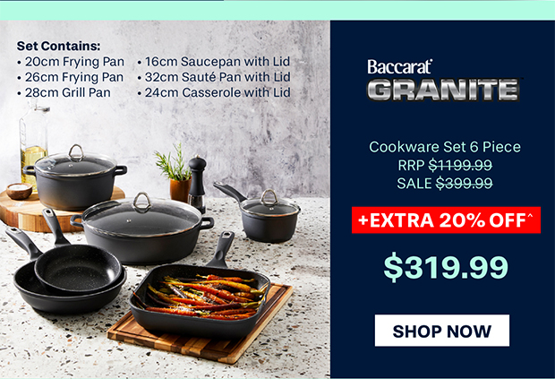 Baccarat Granite Cookware Set 6 Piece