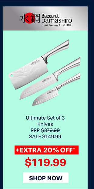 Baccarat Damashiro Ultimate Set of 3