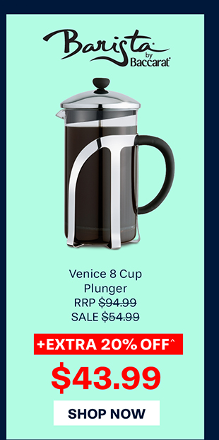 Baccarat Barista Venice 8 Cup Plunger