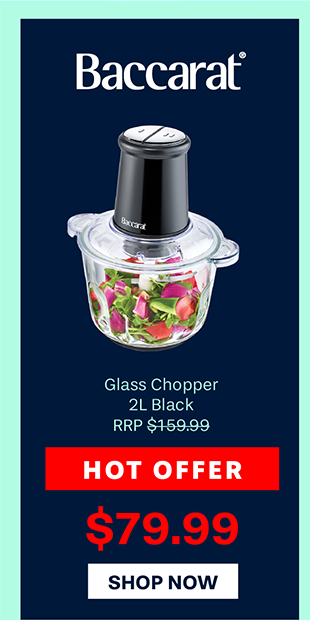 Baccarat Glass Chopper 2L Black