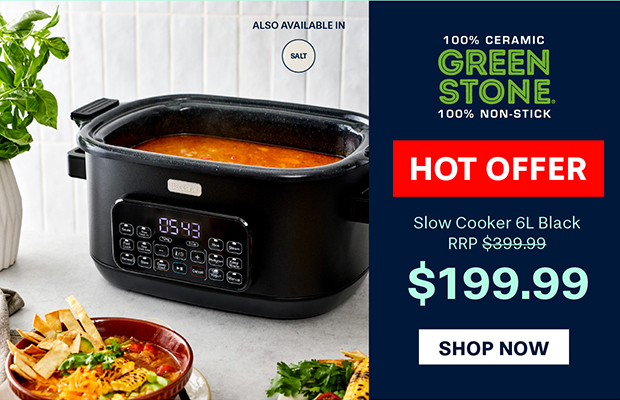 Baccarat GREEN STONE Slow Cooker 6L Black