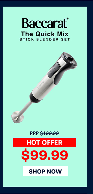 Baccarat The Quick Mix Stick Blender Set