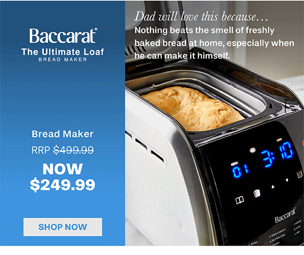 Baccarat The Ultimate Loaf Bread Maker