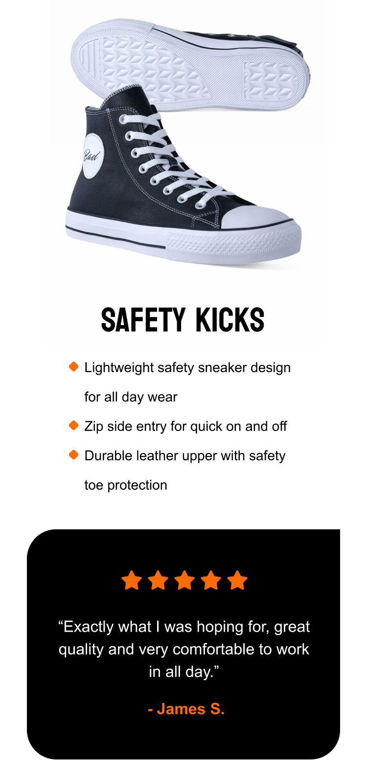 Shop Bad Play Sneaker Work Boots