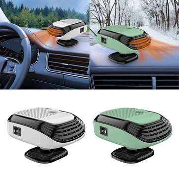 12V Car Heater Winter Defog With Fast Heating Heater Car Electric Heating Fan Portable Car Electric Heater Car Windshield Defrost Fast Heating