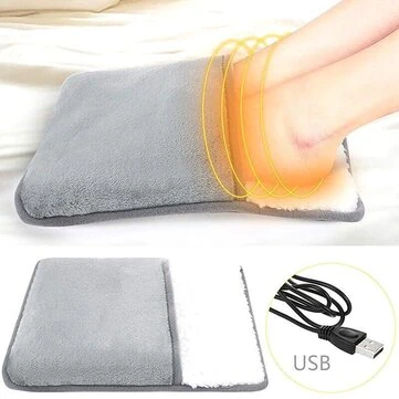 TENGOO Heating Pad for Feet Heating Pad for Men USB Heating Pads Electric Heated Foot Warmers for Women And Men Washable Foot Heating