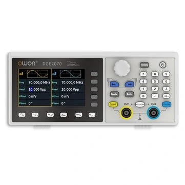 OWON DGE2035 DGE2070 Dual Channels Arbitrary Waveform Generator 35MHz 70Mhz 125MSa/s 300MSa/s 14Bits Frequency Meter