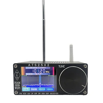 ATS-25X2 RDSFirmwa 4.1X/5.3B Network WIFI Configuration Full-band Radio with Spectrum Scanning DSP Receiver ATS25 ATS25X2