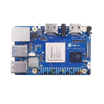 Orange Pi 5 MAX Development Board RK3588 Onboard 64-bit WiFi Bluetooth 2.5G High-speed Network Port Single Board Computer