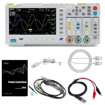 FNIRSI-1014D 7 Inch TFT LCD Display Screen 2 In 1 Dual Channel Input Storage Oscilloscope Digital Signal Generator