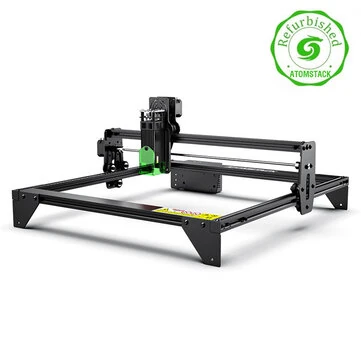 Refurbished ATOMSTACK A5 20W Laser Engraving Machine 410x400mm Area Eye Protection USB Interface Fixed Focus Wood and Acrylic Cutting CNC Laser Engraver