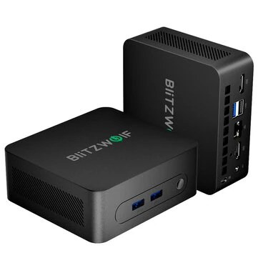 Blitzwolf BW-MPC2 Mini PC Intel Alder Lake N100 MAX 3.4GHz 16GB DDR4 RAM 512GB SSD HD 4K Dual Display Windows11 Mini Computer