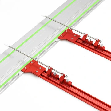 ENJOYWOOD Upgraded Aluminum Alloy Parallel Guide System for Repeatable Cuts for Track Saw Rail Fit for Makita and Festool Woodworking Tools Hook Upgrade