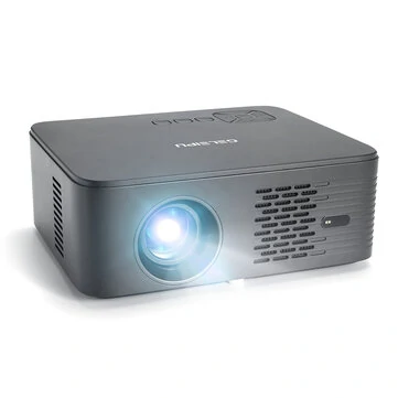 [XIAOMI Y0UPIN] [EU] GELEIPU X5 Smart Projector Android 12.0 TV Official Native 1080P Resolution Auto Focus Certified Widevine L1 Netflix YouTube Google Assistant Ceiling Projector Galaxy Portable Projector Outdoor Movie Beamer with Storage Bag TV Box