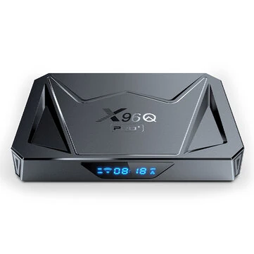 X96Q Pro+ Android 14.0 TV Box Allwinner H728 4GB 32GB 8K Video Decoding BT5.X USB3.0 Wifi6 1000M LAN Home Theatre USB3.0 HD 3.5mm Audio Set Top Box with Remote Control