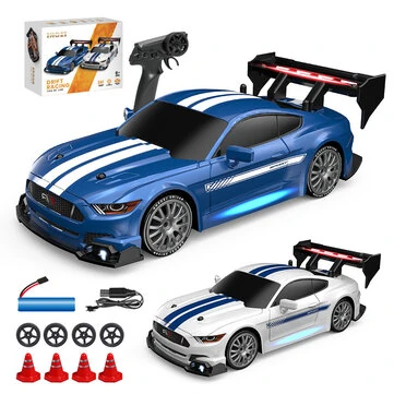 ENOZE 8601 8602 RTR 1/24 2.4G 4WD 30km/h Drift RC Car GTR High Speed Racing LED Light On-Road Vehicles Models Toys