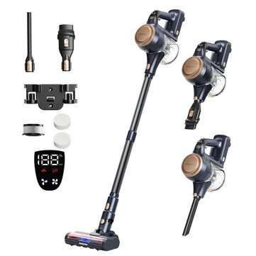 [EU Direct] Proscenic P11 Lite Cordless Vacuum Cleaner 28kPa Powerful Vacuum Cleaners for Home with LED Display,Up to 35 Mins Runtime Stick Vacuum,Lightweight Vacuum for Carpet,Hard Floor