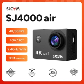 SJCAM SJ4000 Aerial Sports Camera 4K Video 30M Waterproof 2.4G WiFi Action Camera Sports Cam for Bicycle Motorcycle