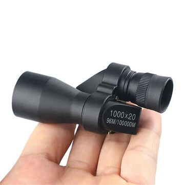 1000x20 Mini Portable High Definition Long Range Clear Monocular Telescope High Magnification Zoom Hunting Camping Mountaineering Fishing Outdoor