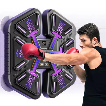 KALOAD Smart Music Bluetooth Boxing Machine Adult Children Sports Fitness Boxing Trainer Home Exercise Response Training Boxing Wall Target with Glovers