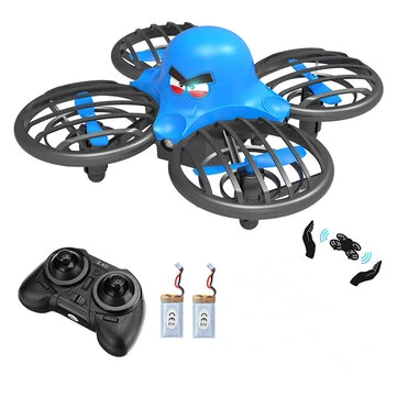 Eachine & FLYHAL F111 Mini Altitude Hold Mode 360° Stunt Tumbling Colorful LED Lights Grid Full Protection Child Gift RC Toys Drone Quadcopter RTF