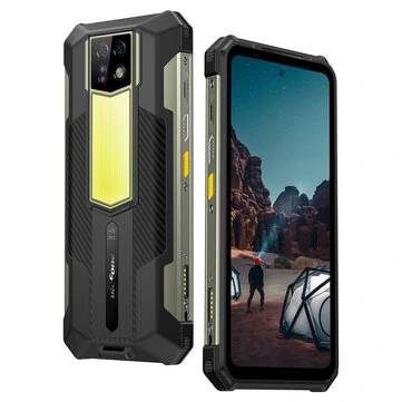 Ulefone Armor 24 Versatile Light 64MP Dual Camera 64MP Night Vision 22000mAh 24GB 256GB Helio G96 NFC 6.78 inch 120Hz Android 13 66W Fast Charge IP68 IP69K Waterproof 4G Rugged Smartphone