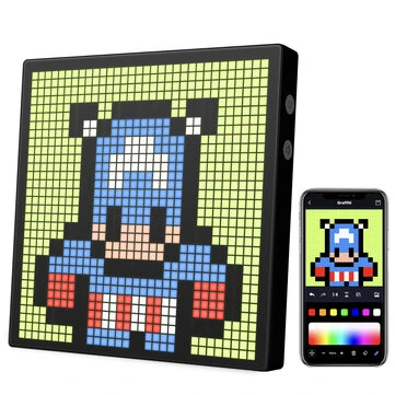 LED Pixel Display Screen Bluetooth Pixel Light Table With Pixel Photo Frame Diy Mosaics Pixel Style Wall-Mounted Pixel Screen Smart LED Pixel Display