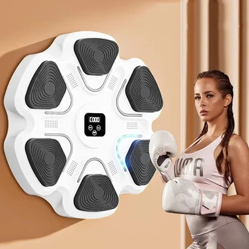 KALOAD Musical Boxing Sandbag Wall-mounted 6 Targets Smart LED Luminous Boxing Machine Adult Sports Training Equipment