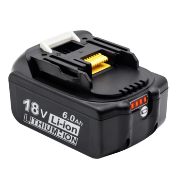 18V 3.0/4.0/5.0Ah/6.0Ah Battery Replacement Power Tool Battery For Mak BL1860 BL1850 BL1840 BL1830 BL1825 BL1835 BL1845 194204-5 194205-3 LXT-400 Cordless Battery