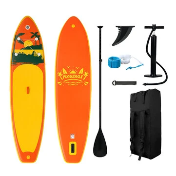 [Off-season Clearance Price][EU Direct] FunWater 31Series Load 165kg 335cm Large Inflatable Stand Up Paddle Board Adult Surfboard Complete Paddleboard with Adjustable Paddle, Pump, ISUP Travel Backpack, Leash, SUPFW31A/SUPFW31B/SUPFW31C/SUPFW31D/SUPFW31E