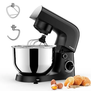 [EU Direct] SVEWT SM-1540 1500W Stand Mixer Chef Machine Food Mixer 10-Speed Control with 5.5L SUS304 Stainless Steel Bowl