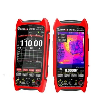 TOOLTOP/MUSTOOL ET15S PRO 256x192 Thermal Imaging Camera 550°C Range 25Hz Frequency 15 Color Modes High Voltage Measurement 20000 Counts Multimeter With Macro Lens