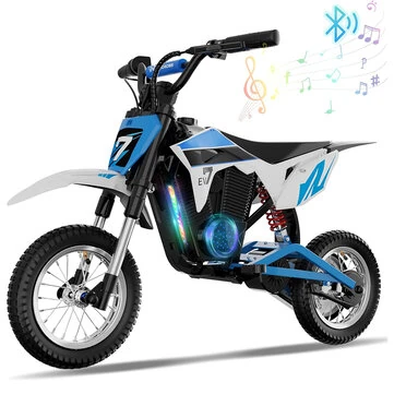 [EU DIRECT] EVERCROSS EV12M PRO Electric Dirt Bike Electric Scooter Bluetooth Music 36V 4Ah Battery 300W Motor 12inch Tires 15KM Max Mileage Range 65KG Max Load Kids Electric Scooter for 3-12 Years Old