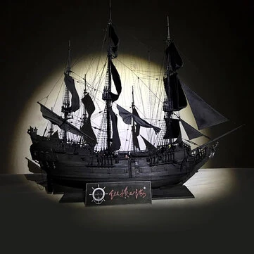 Black Pearl Ship 2024 Edition DIY Hand-assembled Wooden Ship Kit Model