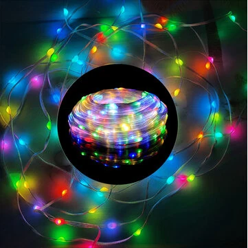 10m 100LED Smart LED String Lights Music Sync APP/Remote Control IP65 Waterproof for Christmas Tree Decor Holiday Decoration