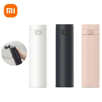 Xiaomi Mijia 480ML Thermos Cup Flip Cover Mini Portable Thermos Cup Pocket Edition Keep Warm/Cold Cup Tea Cup 316L Stainless Steel