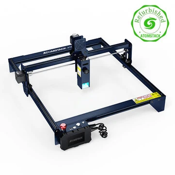 Refurbished ATOMSTACK A10 PRO Laser Engraver 10W Power 410x400mm Area Eye Protection Offline APP 304 Mirror Stainless Steel Wood Cutting CNC Laser Engraving Machine