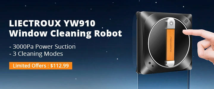 EU-DirectLIECTROUX-YW910-Window-Cleaning-Robot,3000Pa-Power-Suction