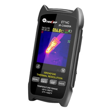 AV TOOLTOP ET14C Handheld Infrared Thermal Imaging Camera ISR240x240 -20°C to 550°C 25HZ High Resolution Adjustable Emissivity Portable Device