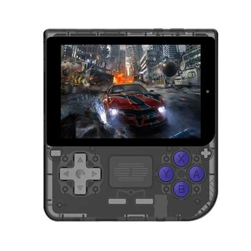 Powkiddy V10 3.5inch IPS Screen Games Handheld Gaming Console 128G Built-in 10000 Games 480*320 Quad Core Open Source System Video Game Player with L/R Trigger Built-in Loudspeaker for Children