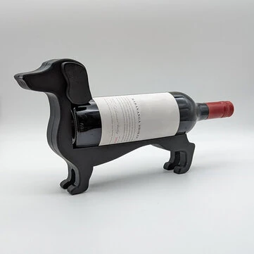 Wine Bottle Rack Alcohol Display Stand Household Dachshund Wine Bottle Holder Novelty Funny Countertop Wines Rack Home Decoration